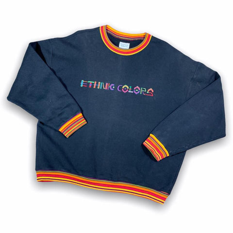 ETHNICOLORS Vintage crewneck Sweatshirt L