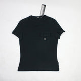 VERSACE : JEANS COUTURE : NAVY T-SHIRT : M