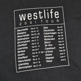 WESTLIFE : RARE 2001 TOUR T-SHIRT : SIZE S