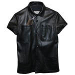 GIANNI VERSACE : RARE LEATHER SHIRT : M/L