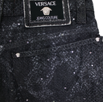 VERSACE  : JEANS COUTURE : SNAKE SKIN PANTS : 12