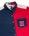 TOMMY HILFIGER : ICONIC BUTTON-UP SHIRT : 8